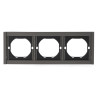 Marco PC para 3 Módulo CC-TR  Gris