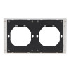 Marco PC para 2 Módulo CC-CL  Negro