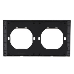 Marco PC para 2 Módulo CC-CL  Negro