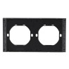 Marco PC para 2 Módulo CC-CL  Negro