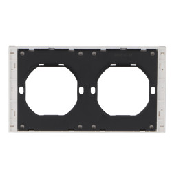 Marco PC para 2 Módulo CC-CL  Gris