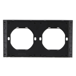 Marco PC para 2 Módulo CC-TR  Blanco