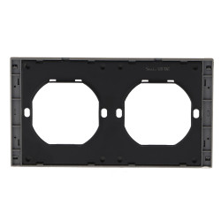 Marco PC para 2 Módulo CC-TR  Gris