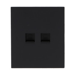 Módulo Toma Internet - CC  Negro