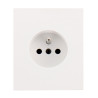 Enchufe Schuko Frances - CC  Gris