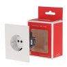 Enchufe Schuko - CC  Gris