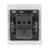 Interruptor Simple Pulsador - CC  Blanco