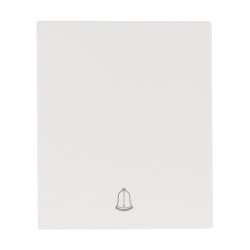 Interruptor Simple Pulsador Timbre - CC  Blanco
