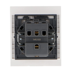 Interruptor Simple Pulsador Timbre - CC  Blanco