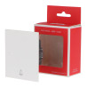 Interruptor Simple Pulsador Timbre - CC  Blanco