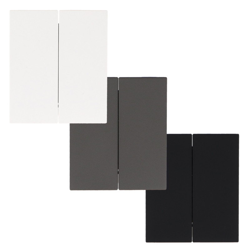 Interruptor Doble Conmutado - CC  Gris