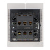 Interruptor Doble Conmutado - CC  Gris