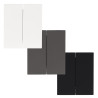 Interruptor Doble - CC  Blanco