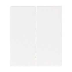Interruptor Doble - CC  Blanco