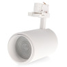 Foco LED para carril White Bari 30W Óptica Regulable Trifásico CCT No flicker
