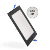 Panel LED Cuadrado Negro 12W CCT