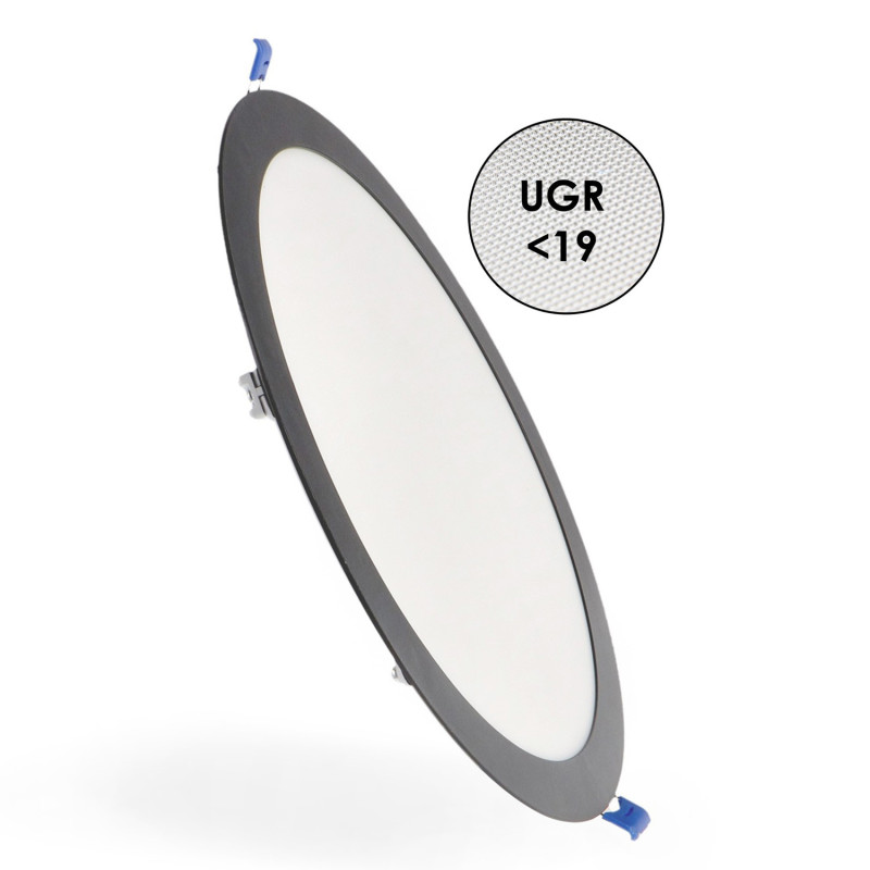 Panel LED Circular Negro 25W CCT