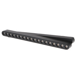 Foco LED Care Serie 5mm 16W para carril magnético Negro 42V  CCT