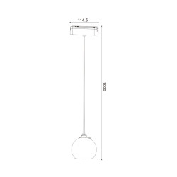 Foco LED Lution Serie 5mm 12W para carril magnético Blanco 42V  CCT