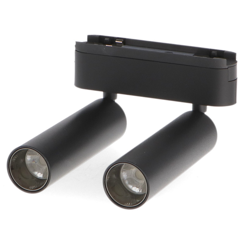 Foco LED Mildean Serie 5mm 14W para carril magnético Negro 42V  CCT