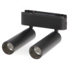 Foco LED Mildean Serie 5mm 14W para carril magnético Negro 42V  CCT