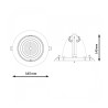 Foco Downlight LED orientable White Track 30W  CCT