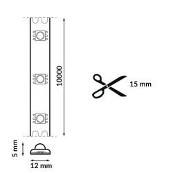Tira LED 24V SMD Optical IP20 24W/m – 10 Metros  2700K