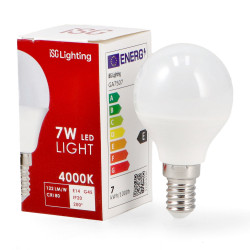 Bombilla LED E14 G45 7W  4000K