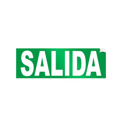 Pictograma autoadhesivo de Salida de Emergencia LM1086/1087