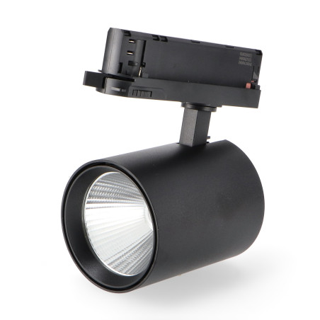 Foco LED para carril Black Air 30W Trifásico No Flicker  CCT
