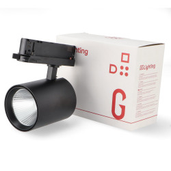 Foco LED para carril Black Air 30W Trifásico No Flicker  CCT