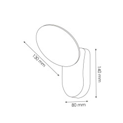 Aplique de pared Led Hubb 10W  3000K