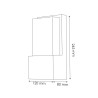 Aplique de pared Led Fit 10W  3000K