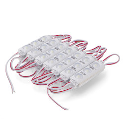 Cadena de 20 Módulos de 3 LED SMD Samsung 12V DC 1W  6000K