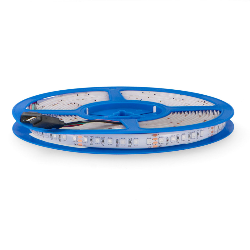 Tira LED 24V SMD Clasic IP65 RGB 12W/m - 5 Metros  RGB