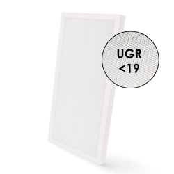 Panel Led de superficie Rectangular Serie Home 60X30 Cm 24W  CCT