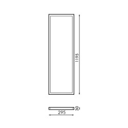 Panel LED Rectangular Serie Bure 120X30 cm 42W No Flicker  CCT