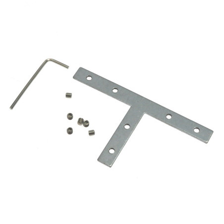 Conector plano en T