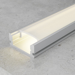 Perfil de aluminio Sid - 2 metros  Aluminio