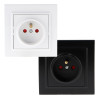 Enchufe Tipo Schuko Frances - EP  Blanco