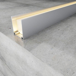Perfil de Aluminio U 2 Metro Para Neón Led RGB 24V/220V