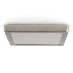 Panel de Superficie Niquel Cuadrado 25W CCT