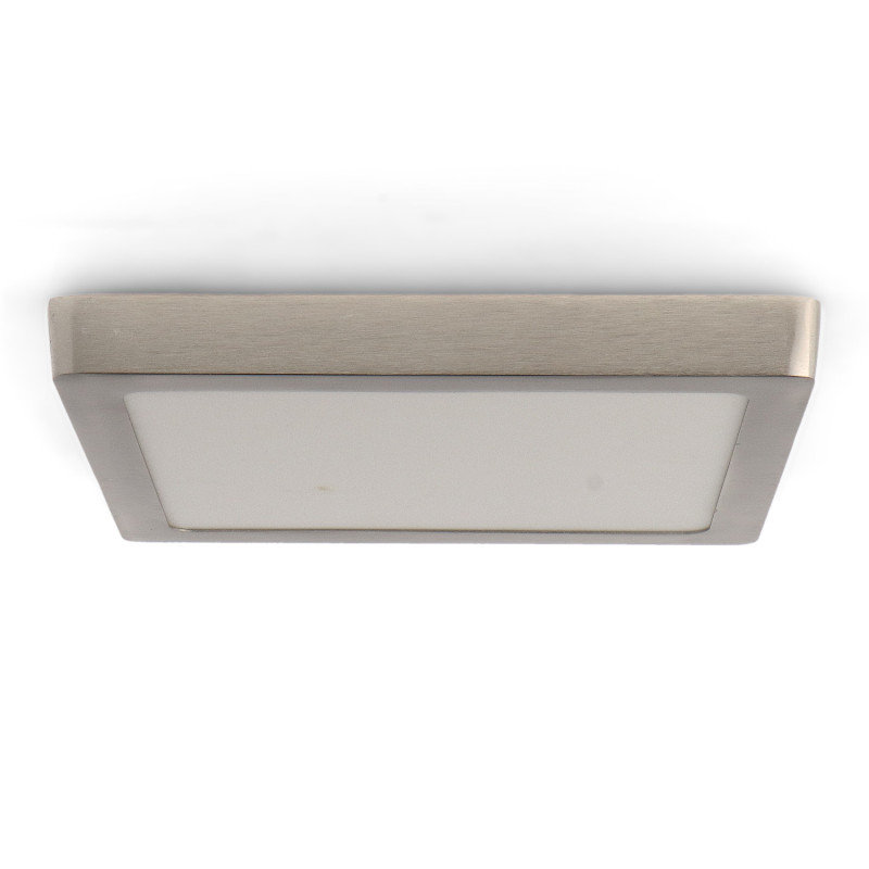 Panel de Superficie Niquel Cuadrado 25W CCT