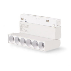 Foco LED Aotrom 6W para carril magnético Blanco 48V Serie 20mm - DSC  3000K