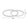 Lámpara de techo LED Rings - DSC  CCT