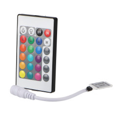 Controlador mini para tiras led RGB con control remoto por IR