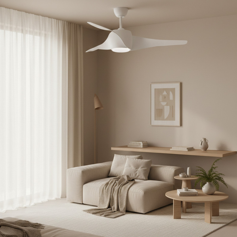 Ventilador de Techo LED Blanco Fanton  CCT
