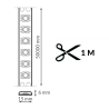 Tira de LED 220V SMD Fast 14,4W/m IP65 RGB - 50 metros  RGB