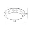 Plafon LED Circular Dial 24W  4500K