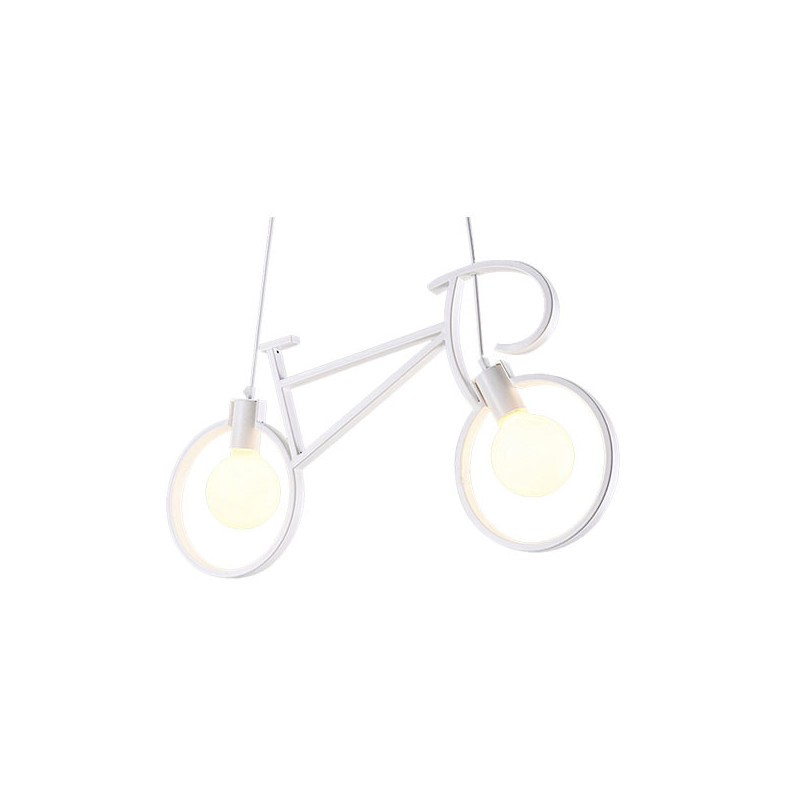 Lámpara de techo Vintage 2L Bicycle White
